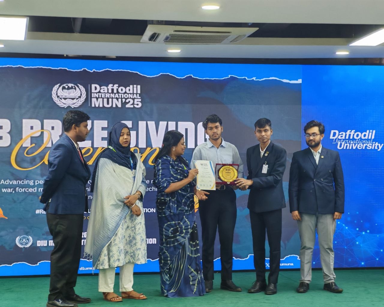 1st Place — Daffodil International MUN'25 - photo 1