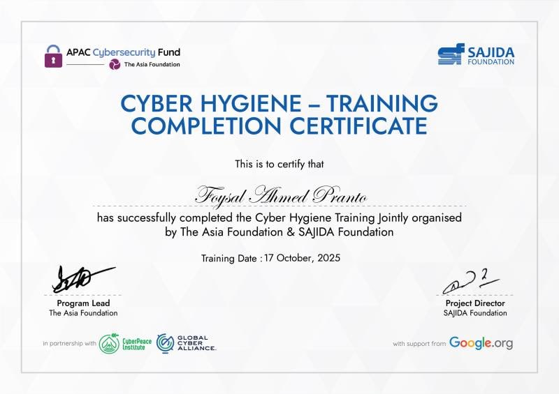 Cyber Hygiene Training